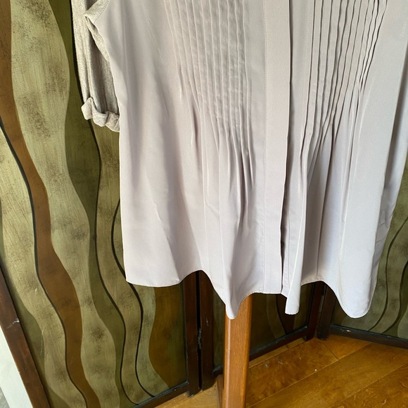 NWT Style & Co Women’s Taupe Pleated Top, size PS - Picture 4 of 8